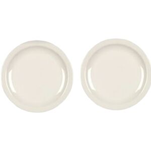 Jackson Custom China legant White Plate Set 6 5/8"